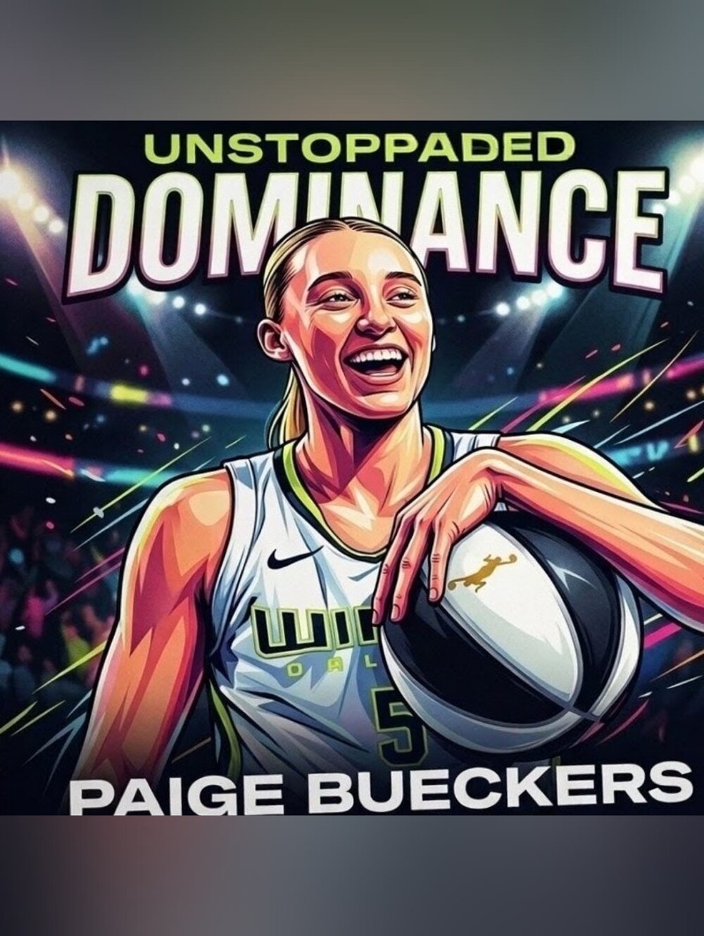 NEW! PAIGE BUECKERS WINGS 8.5x11 GLOSSY COLORFUL POP ART SELF-CREATED POSTER!🤩